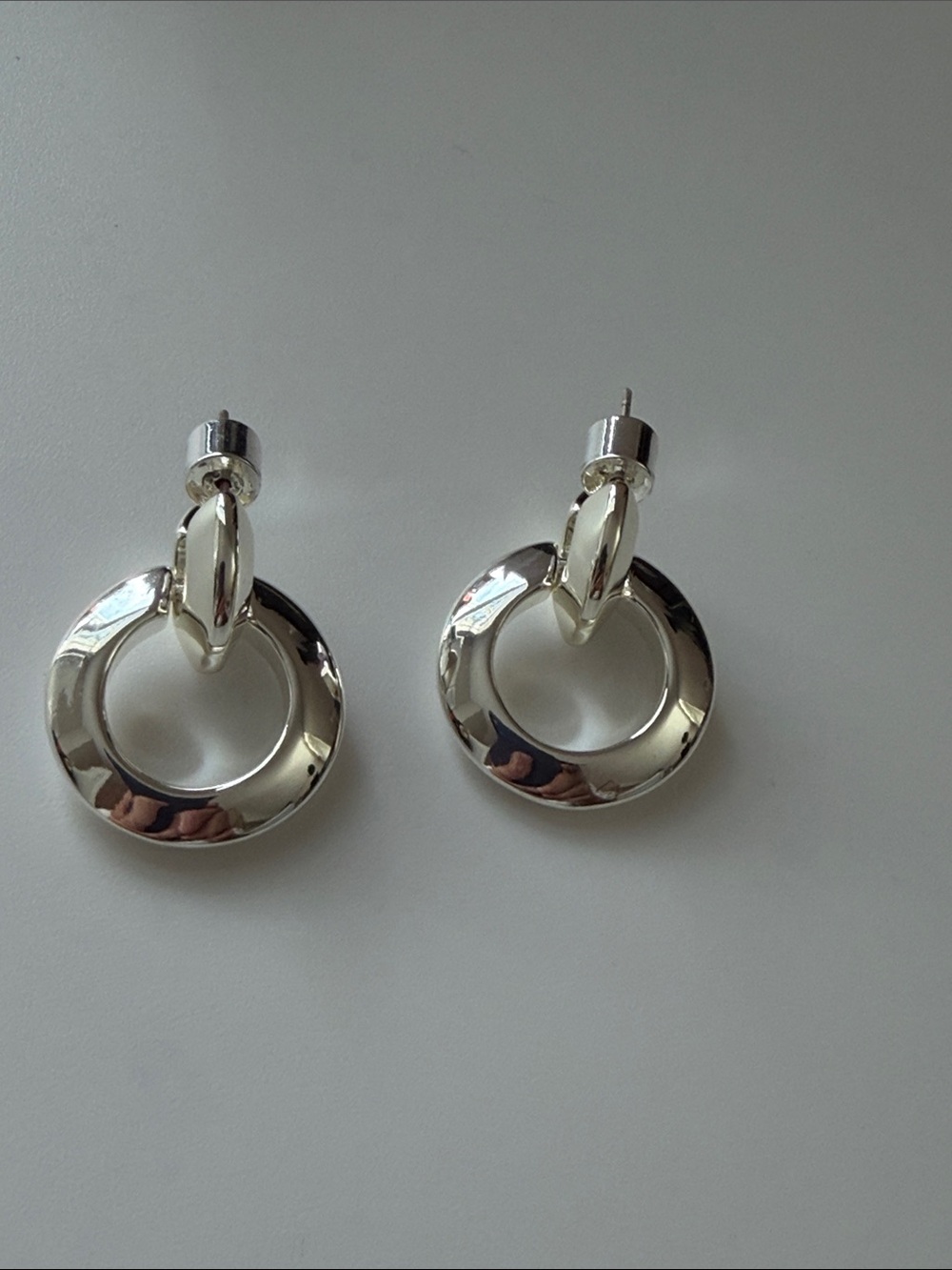 Jenny Bird Two-Tone Hoop Drop Earrings